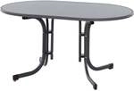 Siena Garden Klapptisch Paco oval 140 x 90 cm anthrazit