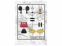 Komar Vlies Fototapete Mickey Kit 200 x 280 cm