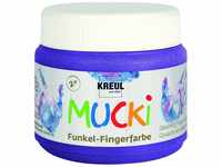 Kreul Mucki Funkel-Fingerfarbe Zauberlila 150 ml GLO663152302