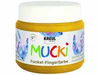 Kreul Mucki Funkel-Fingerfarbe Goldschatz 150 ml GLO663152306