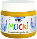 Kreul Mucki Funkel-Fingerfarbe goldschatz 150 ml