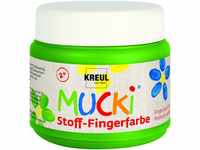 Kreul Mucki Stoff Fingerfarbe grün 150 ml GLO663151115