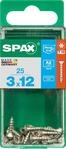Spax Universalschrauben 3.0 x 12 mm TX 10 - 25 St&uuml;ck Edelstahl
