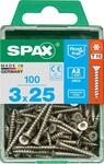 Spax Universalschrauben 3.0 x 25 mm TX 10 Senkkopf - 100 St&uuml;ck Edelstahl