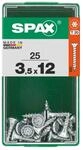 Spax Universalschrauben 3.5 x 12 mm TX 20 Senkkopf - 25 Stk.