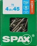 Spax Universalschrauben 4.5 x 45 mm TX 20 - 75 St&uuml;ck Edelstahl