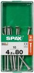 Spax Universalschrauben 4.5 x 80 mm TX 20 - 10 Stk.