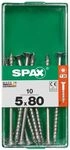 Spax Universalschrauben 5.0 x 80 mm TX 20 - 10 Stk.