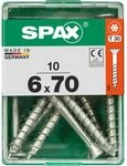 Spax Universalschrauben 6.0 x 70 mm TX 30 - 10 Stk.