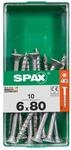 Spax Universalschrauben 6.0 x 80 mm TX 30 Senkkopf - 10 Stk.