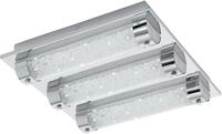 Eglo LED Badleuchte Tolorico chrom 35 x 35 cm neutralwei&szlig;