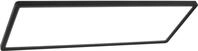 Briloner LED Panel Slim 58 cm, schwarz, ultraflach