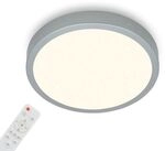 Di-Ka LED Aufbauleuchte Runa silber &Oslash; 38cm