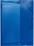 herlitz Heftbox A4 blau 2 Gummiz&uuml;ge R&uuml;ckenbreite 4 cm