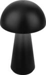 Briloner LED Akku-Tischleuchte Fungo schwarz 28 x 16 cm warmwei&szlig;
