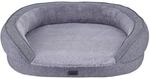 Nobby Orthopädisches Komfortbett Amca oval L 78 x B 62 x H 18 cm grau Nobby Orthopädisches Komfortbett Amca oval L 78 x B 62 x H 18 cm grau
