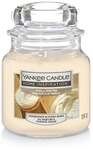 Yankee Candle Duftkerze Kleines Glas Vanilla Frosting 104 g, creme