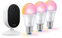WiZ Sichheits-Kamera Starterset mit LED-Leuchtmittek f&uuml;r Innen Wifi 1080 P