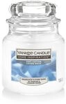 Yankee Candle Duftkerze Kleines Glas Soft Cotton 104 g, wei&szlig;