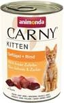 Carny Kitten Katzenfutter Gefl&uuml;gel & Rind 400 g