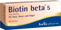 Betapharm Arzneimittel GmbH Biotin Beta 5 Tabletten 30 St 14278437_DBA