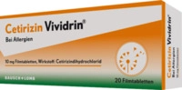 Dr. Gerhard Mann chem.-pharm. Fabrik GmbH Cetirizin Vividrin 10 mg Filmtabletten 20
