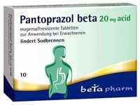 betapharm Arzneimittel GmbH Pantoprazol beta 20 mg acid magensaftres.Tabletten 10 St