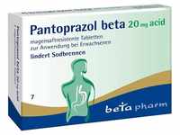 betapharm Arzneimittel GmbH Pantoprazol beta 20 mg acid magensaftres.Tabletten 7 St