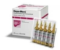 Merz Therapeutics GmbH Hepa-Merz Infusionsl&ouml;sungs-Konzentrat Ampullen 10X10 ml