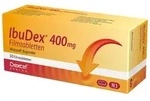 Dexcel Pharma GmbH Ibuprofen Ibudex 400 mg Filmtabletten 50 St 09294687_DBA