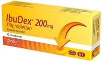 Dexcel Pharma GmbH Ibuprofen Ibudex 200 mg Filmtabletten 10 St 09294842_DBA