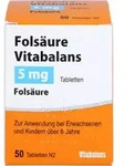 Blanco Pharma GmbH Fols&auml;ure Vitabalans 5 mg Tabletten 50 St 16777110_DBA