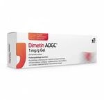 Zentiva Pharma GmbH Dimetin Adgc 1 mg/g Gel 50 g 18206222_DBA