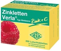 Verla-Pharm Arzneimittel GmbH & Co. KG Zinkletten Verla Himbeere Lutschtabletten 200