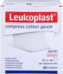 BSN medical GmbH Leukoplast compress Cotton Gauze 10x10cm ste.12f 25X2 St
