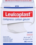 BSN medical GmbH Leukoplast compress Cotton Gauze 5x5cm steril 8f 25X2 St