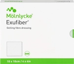 M&ouml;lnlycke Health Care GmbH Exufiber 10x10 cm Gel-Faserverband 10 St...