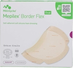 M&ouml;lnlycke Health Care GmbH Mepilex Border Flex Schaumverb.haft.13x16 cm oval 5 St