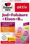 Queisser Pharma GmbH & Co. KG Doppelherz Jod+Fols&auml;ure+Eisen+B12 Tabletten 150 St