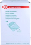 NOBAMED Paul Danz AG Mullkompressen 10x10 cm steril 16fach 8X10 St 02145955_DBA