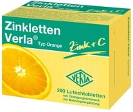 Verla-Pharm Arzneimittel GmbH & Co. KG Zinkletten Verla Orange Lutschtabletten 200 St