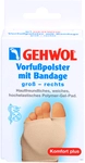 EDUARD GERLACH GmbH Gehwol Vorfu&szlig;polster mit Bandage rechts gro&szlig; 1 St 14129157_DBA