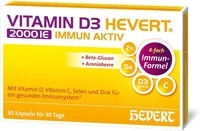 Hevert-Arzneimittel GmbH & Co. KG Vitamin D3 Hevert 2000 IE Immun Aktiv Kapseln 30 St
