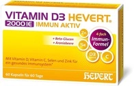 Hevert-Arzneimittel GmbH & Co. KG Vitamin D3 Hevert 2000 IE Immun Aktiv Kapseln 60 St