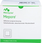 ACA M&uuml;ller ADAG Pharma AG Mepore Wundverband steril 7x8 cm 55 St 10264533_DBA