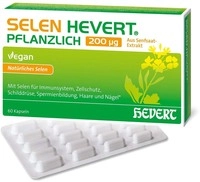 Hevert-Arzneimittel GmbH & Co. KG Selen Hevert pflanzlich 200 &micro;g Kapseln 60 St