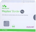 B2B Medical GmbH Mepilex Border Ag Schaumverb.7x7,5 cm steril 10 St 13422398_DBA