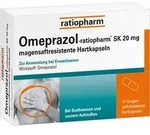 ratiopharm GmbH OMEPRAZOL-ratiopharm SK 20 mg magensaftr.Hartkaps. 14 St 06113366_DBA