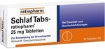 ratiopharm GmbH Schlaf TABS-ratiopharm 25 mg Tabletten 20 St 07707524_DBA