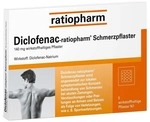 ratiopharm GmbH DICLOFENAC-ratiopharm Schmerzpflaster 5 St 03500921_DBA